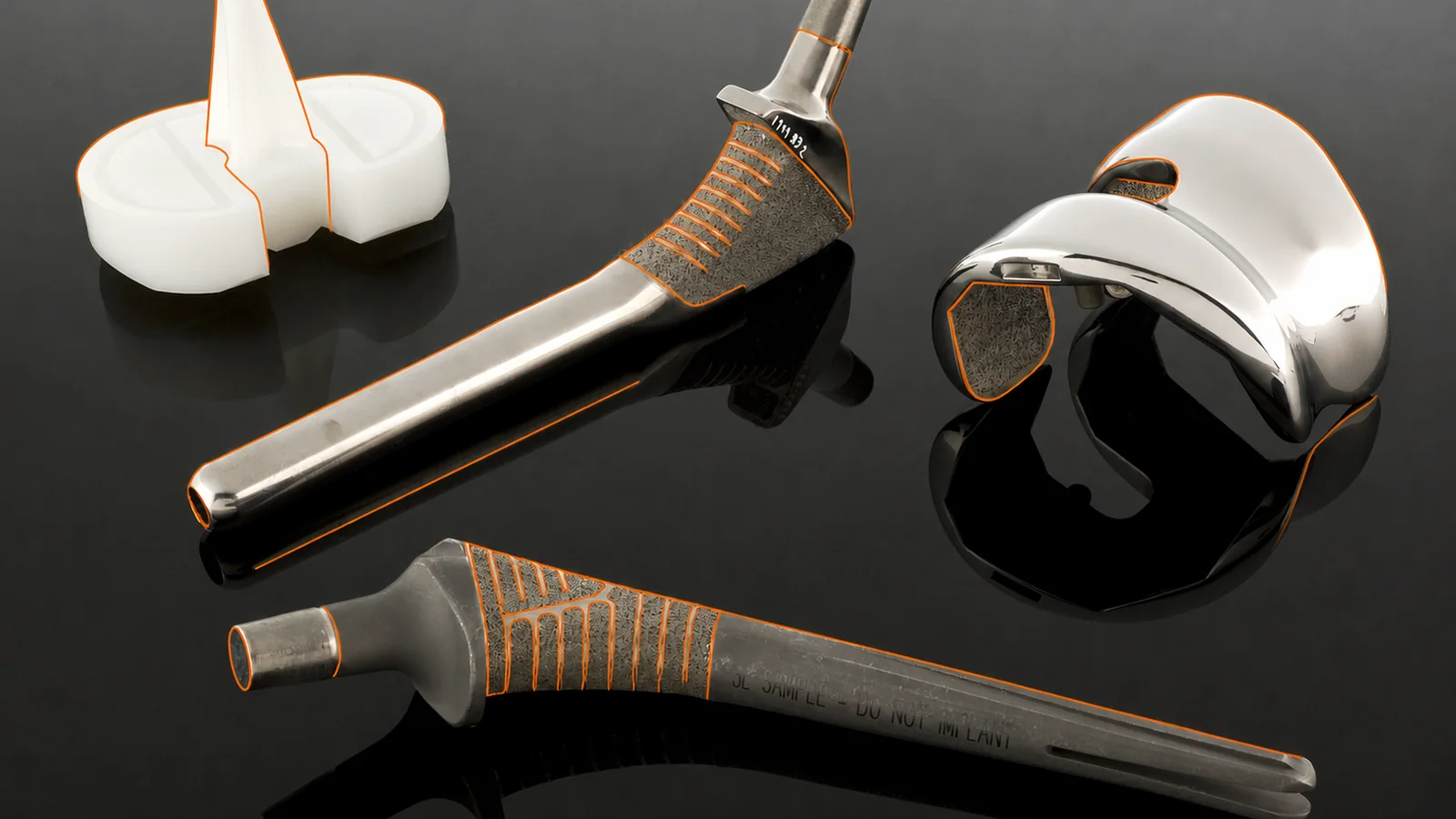 Orthopaedic implant components prepared for conformity-assessment review